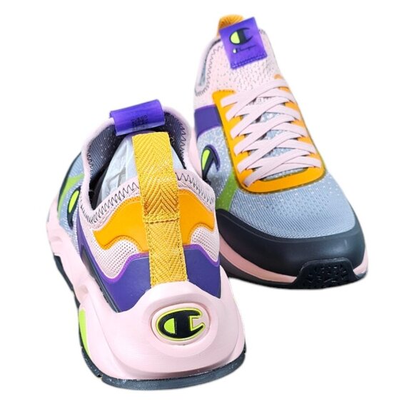 Champion 9318 Fused Sneakers NIB Primer Pink Multi Color Running Men's SZ 10.5 - Picture 3 of 8